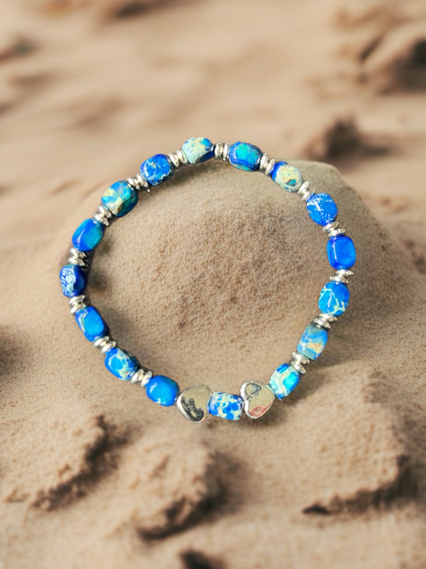 Blue Howlite bracelet