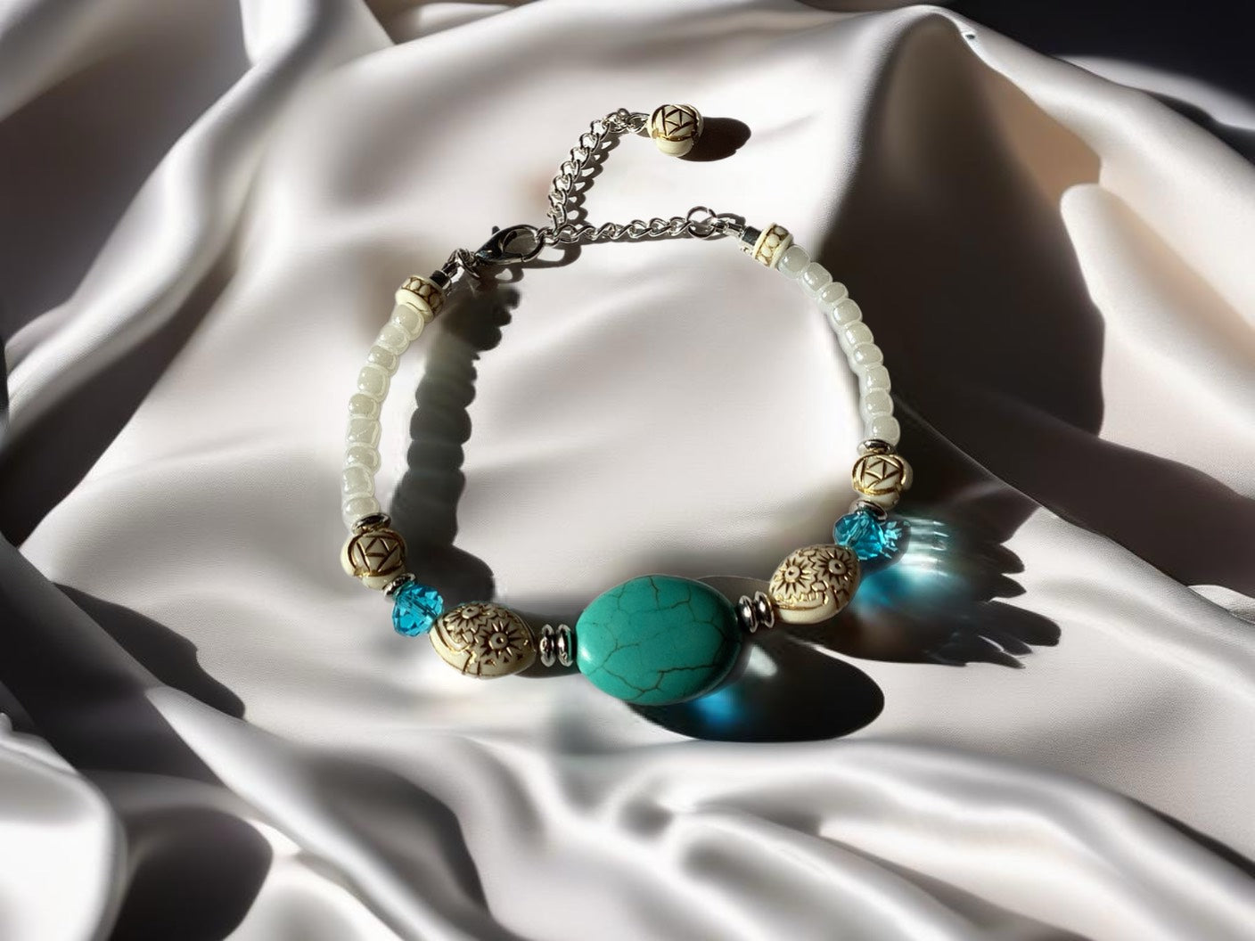 Turquoise Baroque bracelet