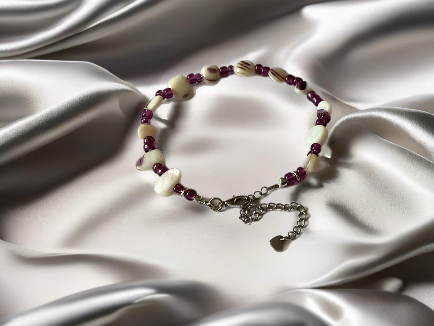 Purple Vintage Shell bracelet