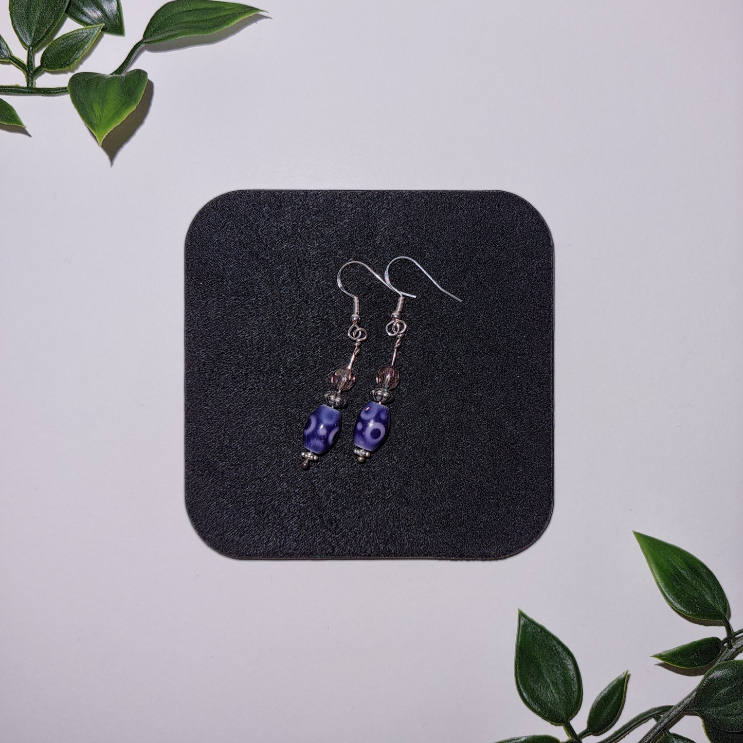 Enchanted Lavender Vintage Earring