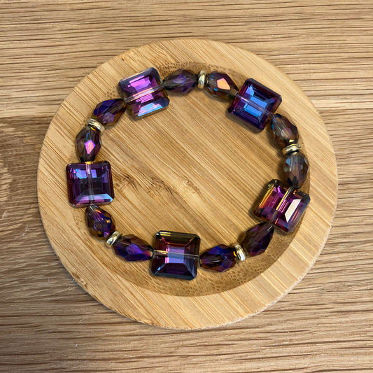 Purple Electroplate Bracelet