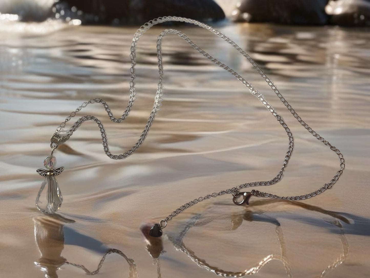 Silver Angel necklace